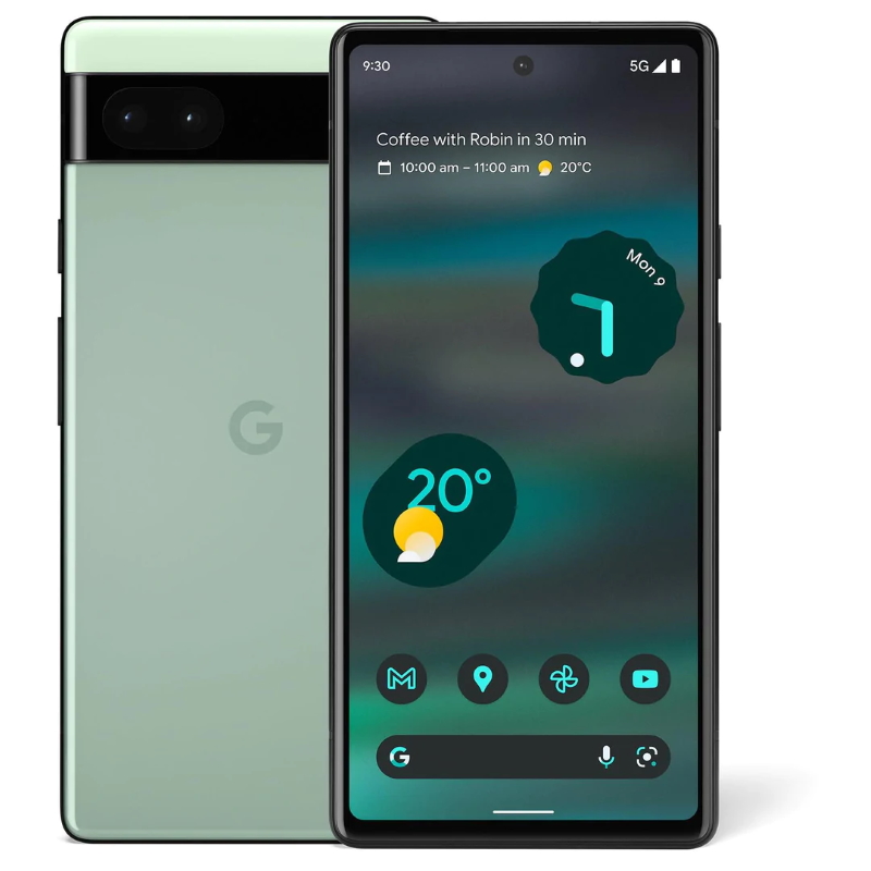 Google Pixel 6a 128GB (Chalk) for $9.36 a week | Difrent Rental