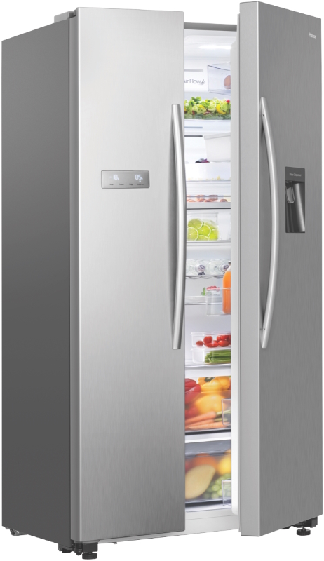 hisense 588l side by side refrigerator